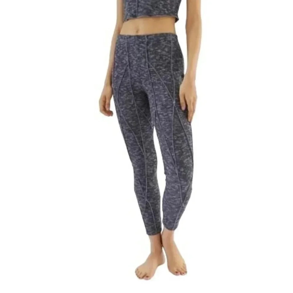Urban Outfitters Out From Under Tripp Seamed Black High Waisted Leggings